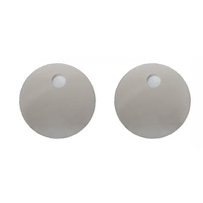 Icera SC-242.500- Metal Seat Caps S-242 S-232 S-235 S-252 Polished Chrome (Pair)