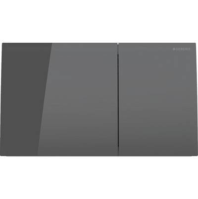 Geberit 115.622.JK.1 - Geberit Sigma70 Actuator Plate, Square, Dual Flush: Button: Lava / Glossy Glass, B=25Cm