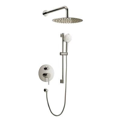 Cavalli CAPB1-RD BN - Round Pressure Balance Kit W/ H/S + Head, Bn