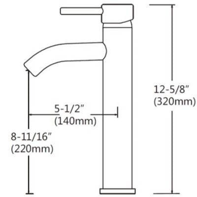 Cavalli CAVF2-RD PC - Round Vessel Lav, Chrome