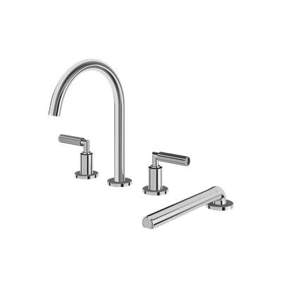 Aquabrass ABFB50018PC - 50018 Monte-Carlo 4Pcs Tub Filler W/Hshw