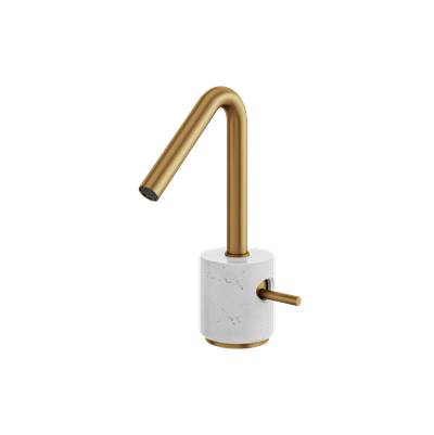 Aquabrass ABFBCL14BCBGD - Cl14Bc Marmo S-Hole Lav Faucet - Carrara