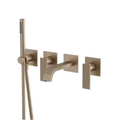 Aquabrass ABFC34004BN - 34004 Tosca Wall Tub Filler W/Hshw-Trim