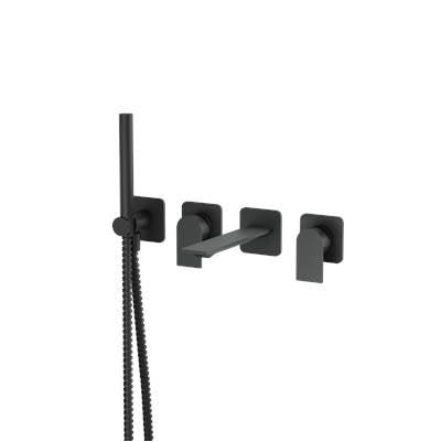 Aquabrass ABFC92N04BK - 92N04 Alpha Wallmount Tub Filler - Trim Only