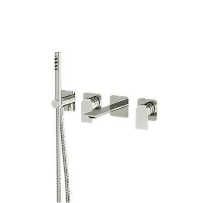 Aquabrass ABFC92N04PN - 92N04 Alpha Wall Tub Filler W/Hs-Trim