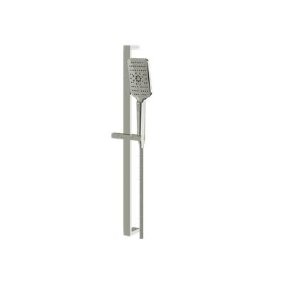 Aquabrass ABSC12884PN - 12884 28'' Square Complete Shower Rail