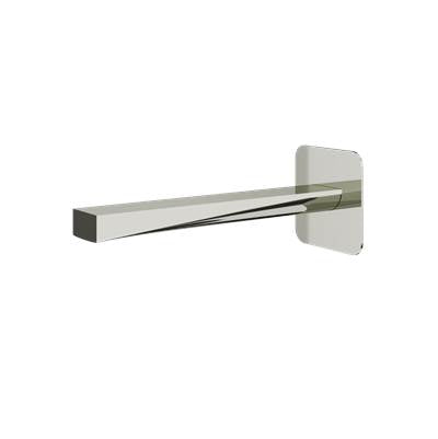 Aquabrass ABSC19032PN - 19032 Chicane 9'' Square Tub Spout