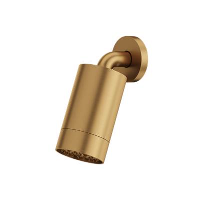 Aquabrass ABSCSPS67BGD - Sps67 Rainhead W/Wall Arm-Smooth Ring