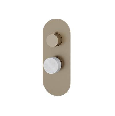 Aquabrass ABSTRM01BCBN - Rm01Bc Marmo Trim Set - Wh -T12001 Valve