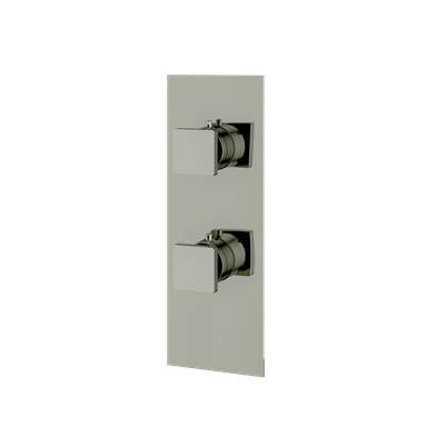 Aquabrass ABSTS8295PN - S8295 Sq Trim Set- 2Wy Sha -T12123 Valve