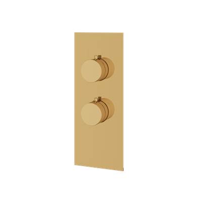 Aquabrass ABSTSR3195PGD - Sr3195 Sq/Round Trim Set - T12001 Valve