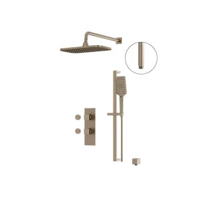 Aquabrass ABSZMIAMIBOX01GBN - Miamibox 01 Shower Faucet 2Wy Non Shared