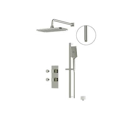Aquabrass ABSZMIAMIBOX01GPN - Miamibox 01 Shower Faucet 2Wy Non Shared
