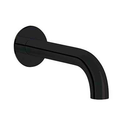 Aquabrass ABSC11132EBK - 11132 Tubular Slip-Fit Spout & Round Flange 7''