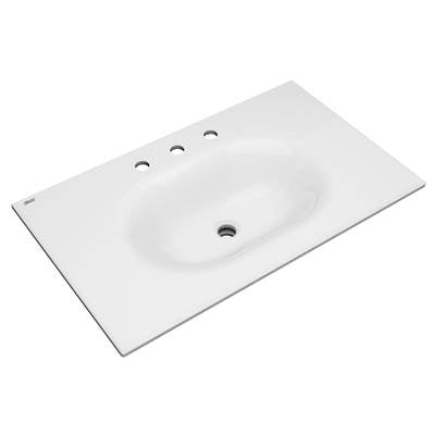 American Standard 1298008.020 - Studio® S 33-Inch Vitreous China Vanity Sink Top 8-Inch Centers