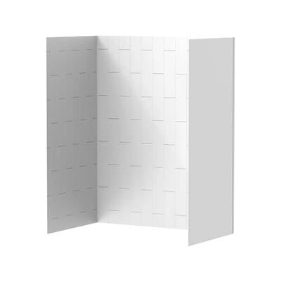 American Standard 2952BWT36.020 - Aspirations 60 X 36 X 72-Inch Vertical Tile Bath Wall Set