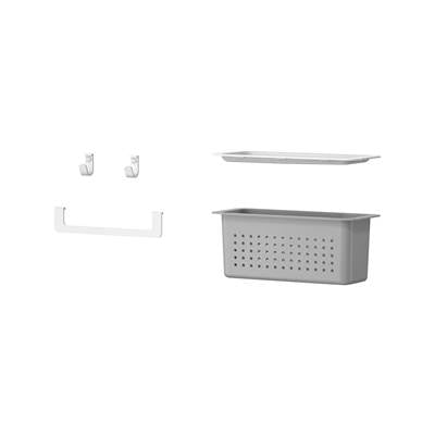 American Standard 7194000.020 - Aspirations Customizable Shelving 5-Piece Accessories Kit