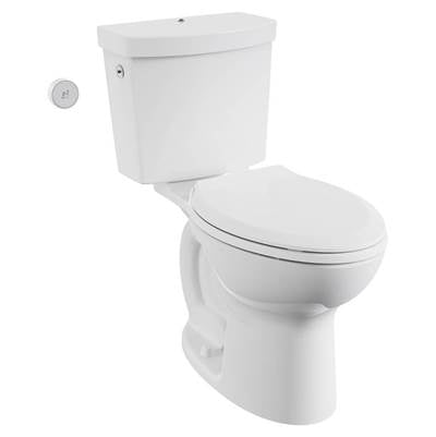 American Standard 215AA769.020 - Cadet® Touchless Chair Height Elongated Toilet With Locking Device - Less Seat