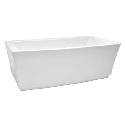 American Standard 2691004.020 - Townsend® 68 X 36-Inch Freestanding Bathtub Center Drain With Integrated Overflow