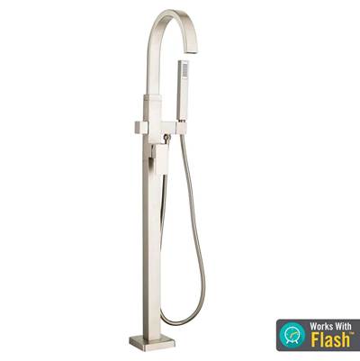 American Standard T184951.295 - Contemporary Square Freestanding Bathtub Faucet With Lever Handle For Flash® Rough-In Valve