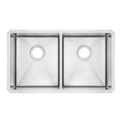 American Standard 18DB.9291800.075 - Pekoe® 29 X 18-Inch Stainless Steel Undermount Double Bowl Kitchen Sink