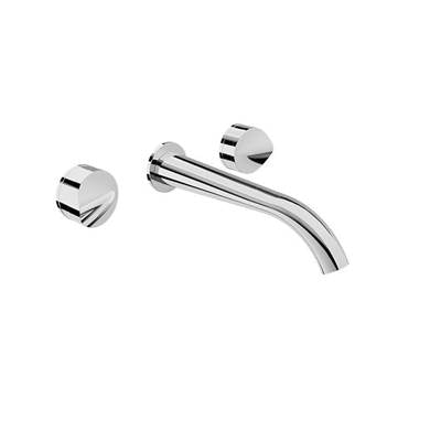 Baril T47-8041-00L-BA - Trim Only For Two Handles Wall-Mounted Lavatory Faucet, Drain Not Included