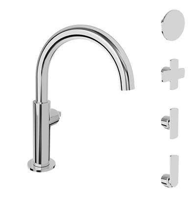 Baril B80-1031-1PL-BB - Single-Hole Lavatory Faucet (Without Handle), Drain Included