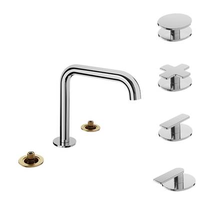 Baril B80-8002-1PL-BB - 8" C/C Lavatory Faucet (Without Handle), Drain Included