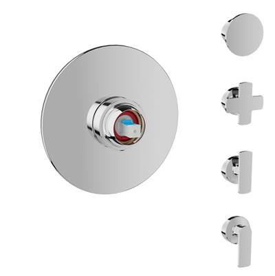 Baril T80-9101-00-BB - Trim Only For Pressure-Balanced Shower Control Valve (Without Handle)