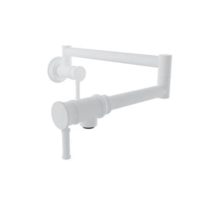 Baril CUI-4230-00L-BB - Single-Hole Wall-Mounted Pot Filler With Two Handles