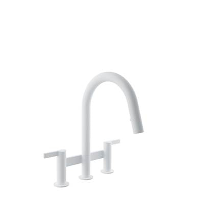 Baril CUI-9225-02L-BB - Bridge Kitchen Faucet With 2-Function Pull-Down Spray