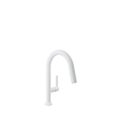 Baril CUI-9345-02L-BB - Single-Hole Bar / Prep Kitchen Faucet With 2-Function Pull-Down Spray