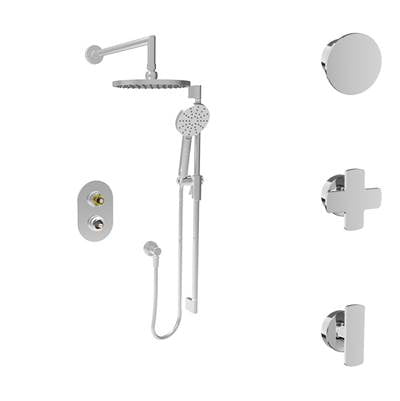 Baril PRO-2801-80-BB - Complete Pressure-Balanced Shower Kit (Without Handle)