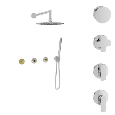 Baril PRO-3301-80-BB - Complete Thermostatic Shower Kit (Without Handle)