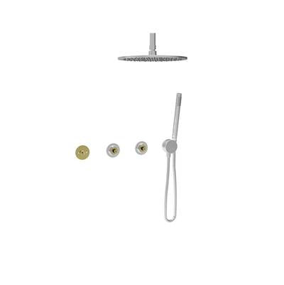 Baril PRR-3301-80-BB - Complete Thermostatic Shower Kit (Without Handle)