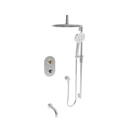 Baril PRR-4303-80-BB-NS - Complete Thermostatic Pressure-Balanced Shower Kit (Without Handle)
