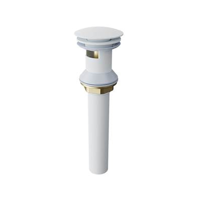 Baril REN-8422-02-BB - Push-Button Pop-Up Drain For Lavatory (With Overflow)