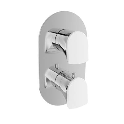 Baril T56-9521-01-CB - Trim Only For Thermostatic Pressure-Balanced Shower Control Valve With 2-Way Diverter