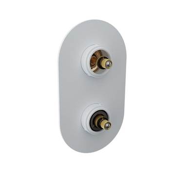 Baril T80-9511-01-BB - Trim Only For Thermostatic Pressure-Balanced Shower Control Valve With 1-Way Diverter (Without Handle)