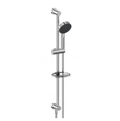 Baril Pro DGL-2175-93-CC-175 - 3-Spray Sliding Rail Shower Set With Built-In Elbow Connector