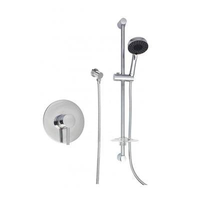 Baril Pro O15-9139-W6-CC - Pressure Balanced Shower Faucet With Sliding Rail Shower Set