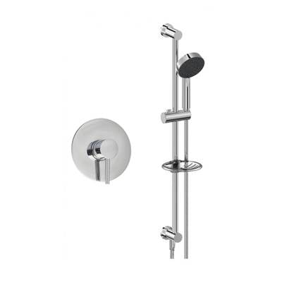 Baril Pro O15-9149-07-CC - Pressure Balanced Shower Faucet With Sliding Rail Shower Set