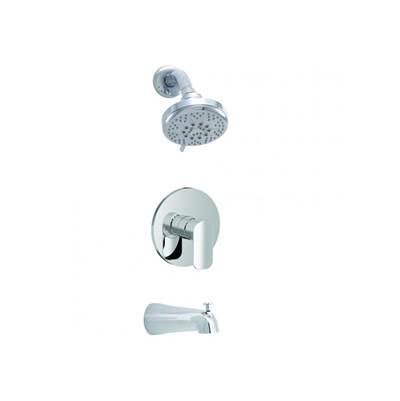 Baril Pro O30-9149-P3-CC - Pressure Balanced Shower Faucet With Sliding Rail Shower Set