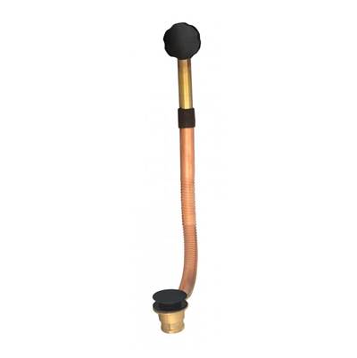 Baril Pro REN-2004-14-KK - Push-Button Brass Bath Drain With Overflow