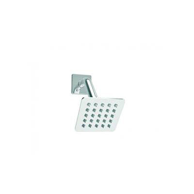 Baril Pro TET-4414-01-CC - Anti-Limestone 10 Cm (4'') Square Shower Head With 15 Cm (6'') Shower Arm