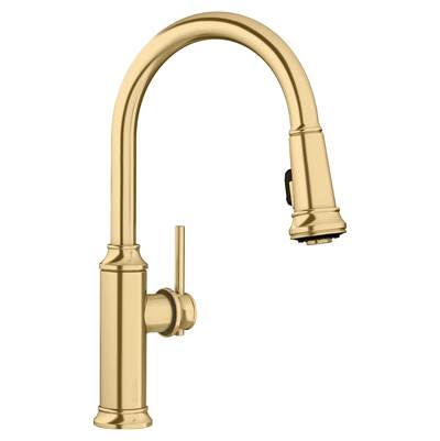 Blanco 442980 - Blanco Empressa High Arc 1.5 Gpm Satin Gold