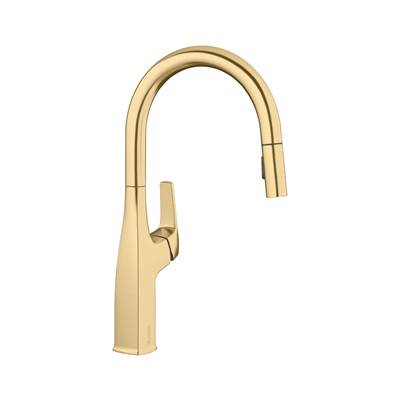Blanco 442985 - Blanco Rivana High Arc 1.5 Gpm Satin Gold