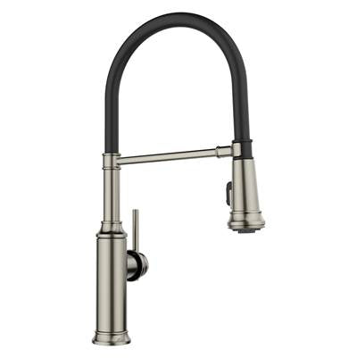 Blanco 443246 - Blanco Empressa Semi Pro 1.5 Gpm Satin Platinum