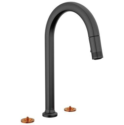 Brizo 62506LF-BLLHP - Arc Spout 2H Pull-Down Widespread