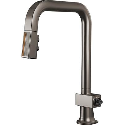 Brizo 63023LF-BNXWDLHP - Pull-Down Faucet With Square Spout - Les